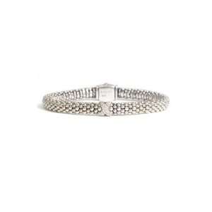  Lagos Caviar X Diamond Rope Bracelet Jewelry