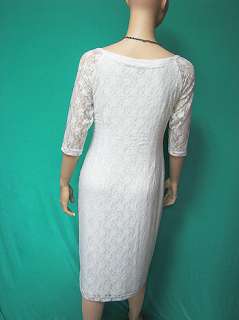 Fab Plus Size Wedding Bridal Lace Dress, S 14 16/UK18  