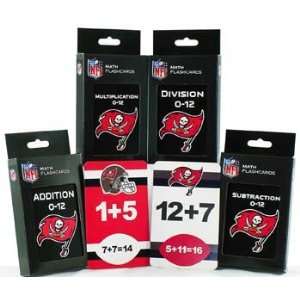 Tampa Bay Buccaneers Flash Cards   Set of Four Mathematical Flash 