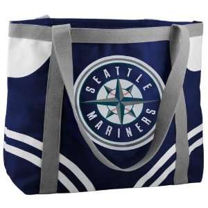 Seattle Mariners Navy Blue Large Canvas Tote Bag  Sports 