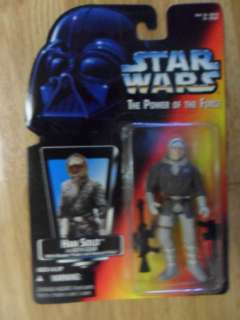   Wars Power Of The Force ** Han Solo in Hoth Gear Figure NIB Kenner Toy