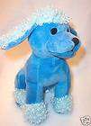 BARKING BLUE POODLE plush dog toy pet toys puppy CUTE