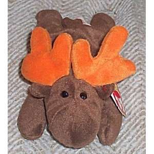  TY Beanie Baby   CHOCOLATE the Moose Toys & Games