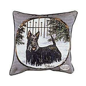  Scottie Tapestry Pillow
