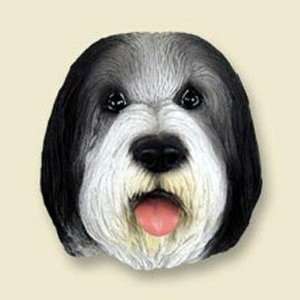  Bearded Collie Dog Head Magnet (2 in)