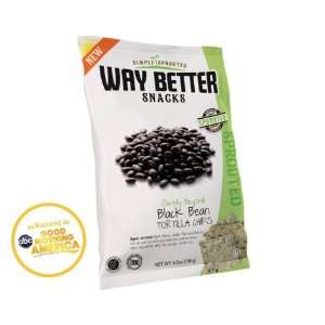 Pk   Sprouted Beyond Black Bean Tortilla Chips 5.5oz  