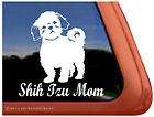 SHIH TZU MOM High Quality Vinyl Dog Window Decal Sticker items in 