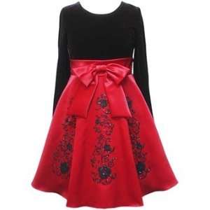  Red Embroidered Dress (4T 4)   H450521 