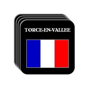  France   TORCE EN VALLEE Set of 4 Mini Mousepad Coasters 