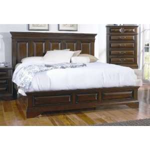    BL7300Q Bellagio Queen Panel Bed in Tobacco