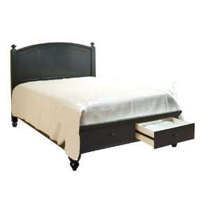  King Panel Bed w/ Low Footboard w/ Drawers by Kennedy Home 