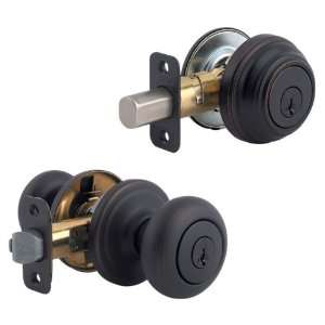   Entry Knob &Single Cylinder Deadbolt with SmartKey in Various Finishes