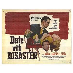  Date With Disaster Original Movie Poster, 28 x 22 (1961 