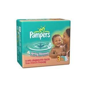    Pampers Baby Wipes Refill Pack Spring Blossom 216 count Baby