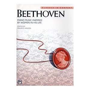Music Inspired by Women in His Life Book Piano By Ludwig van Beethoven 