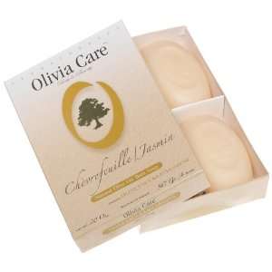 Olivia Care Hard Top Gift Box Of 4 Soaps , Honeysuckle Jasmine, 20 