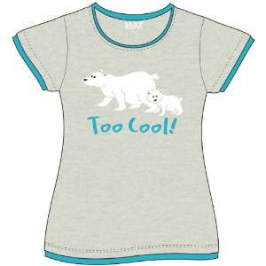   Juniors Pajamas Pjs Too Cool Polar Bears   Small 