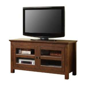   Wood TV Console   Traditional Brown By Walker Edison