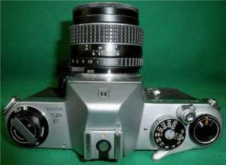 Pentax Honywell Spotmatic SP F w/ Asahi SMC 55mm 1.8 lens screw mount 