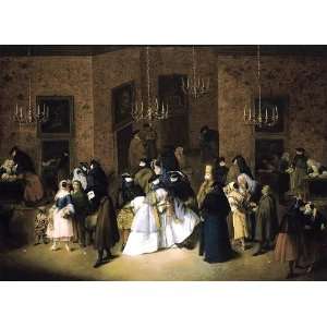  Hand Made Oil Reproduction   Pietro Longhi   24 x 18 