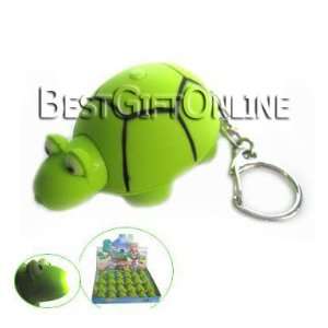    3x TURTLE LED Key Chain with Sound (Pack of 3pcs)