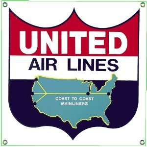  United Airlines Advertising Sign