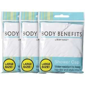  Body Benefits Shower Cap, 3 ct (Quantity of 4) Health 