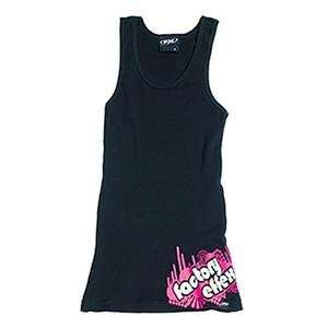  Factory Effex Womens Psych Tank Top   Large/Black 