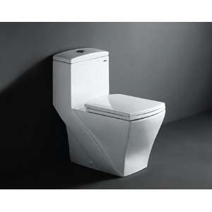    1018 1 Piece Dual Flush Contemporary Toilet