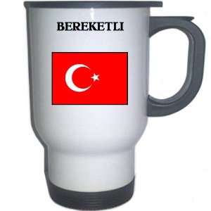  Turkey   BEREKETLI White Stainless Steel Mug Everything 