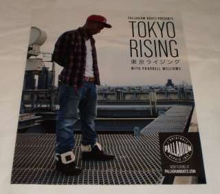2011 Palladium Boots ad page ~ PHARRELL WILLIAMS Tokyo Rising  