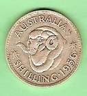 AUSTRALIAN SILVER ONE SHILLING   1956