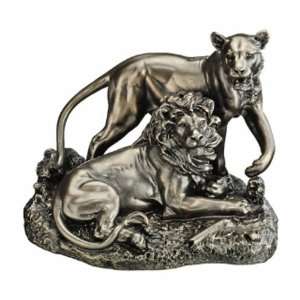  Lion and Lioness Pride of Place Animal Statue