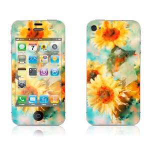  Sunflowers   iPhone 4/4S Protective Skin Decal Sticker 
