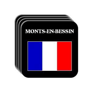  France   MONTS EN BESSIN Set of 4 Mini Mousepad Coasters 