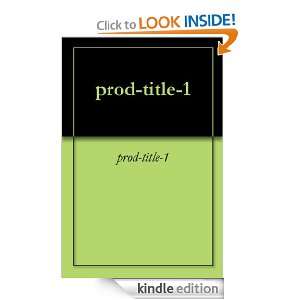 prod title 1 prod title 1  Kindle Store