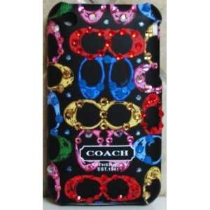   Iphone 3g Case Faceplate Design Coach Bling 