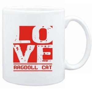  Mug White  LOVE Ragdoll  Cats