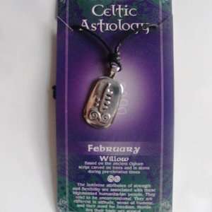 Celtic Astrology Necklace   February   From Ireland