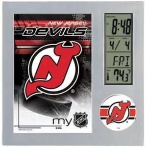  New Jersey DEVILS NHL Hockey Executive Team Desk Clock New 