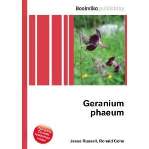  Geranium phaeum Ronald Cohn Jesse Russell Books