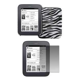 for Barnes and Noble Nook Zebra Skin Stealth Case Cover+Screen 