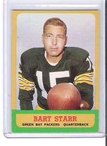 1963 Topps Bart Starr Card #86.Very Nice Card Priced To Sell 