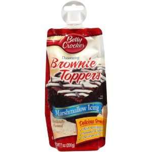 Betty Crocker   Brownie Toppers Marshmallow Icicing   7 Oz. (Pack of 6 