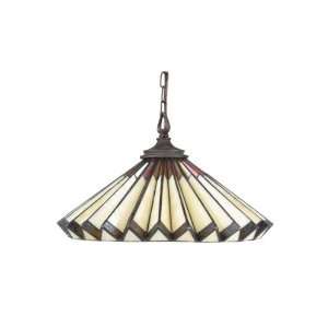  Tiffany style Ceiling Lamp 71hx18w Amber