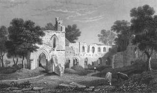 WALES Basingwerk abbey, Flintshire Gastineau, 1831_x  