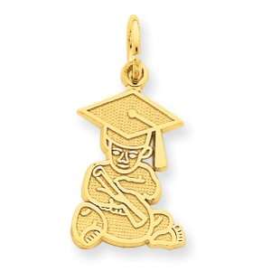  14k Gold Baby Graduation Charm Jewelry