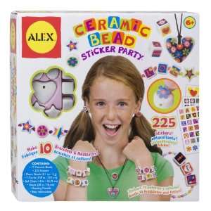  Alex Ceramic Bead Sticker Party Toys & Games