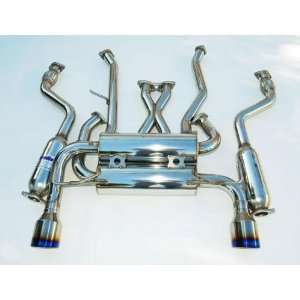   Gemini Rolled Titanium Tipped Cat Back Exhaust System Automotive