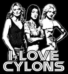 Love Cylons T Shirt, TV, Battlestar Galactica Shirt  